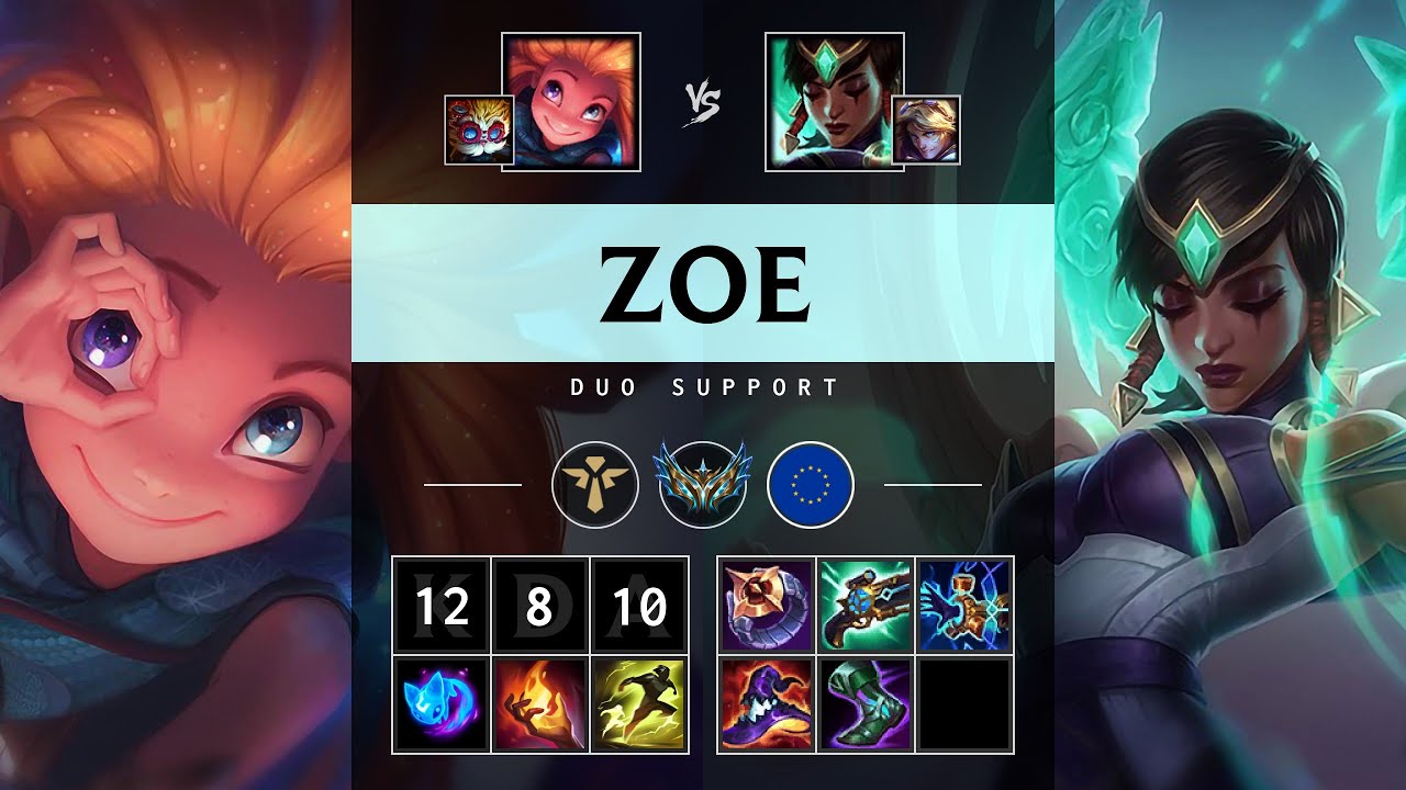 Zoe Support vs Karma - EUW Challenger Patch 25.13