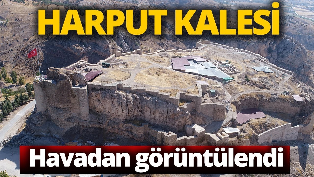 Harput Kalesi'nde Restorasyon Çalışmaları Havadan Görüntülendi