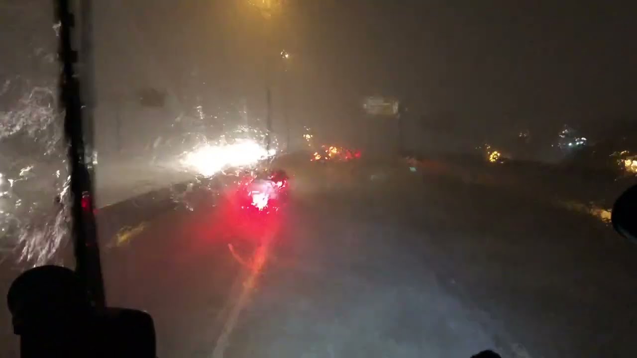 Temporal, vento forte e muita muita chuva 🚛🇧🇷