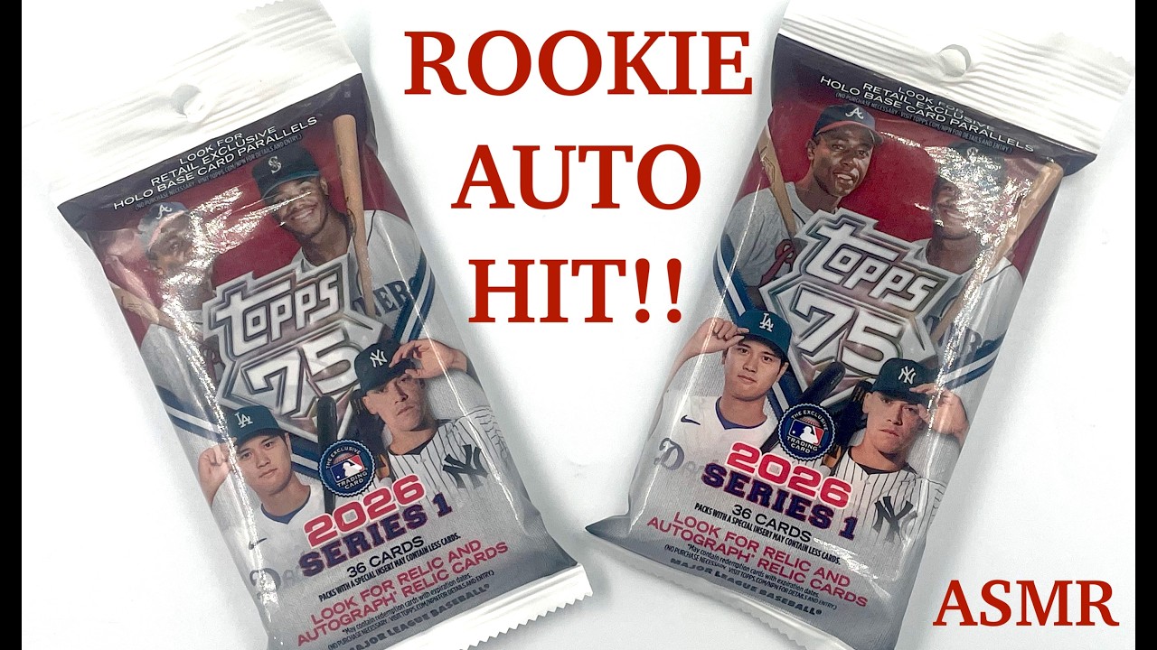 2026 Topps Baseball Cards 2 Fat Packs ASMR Opening