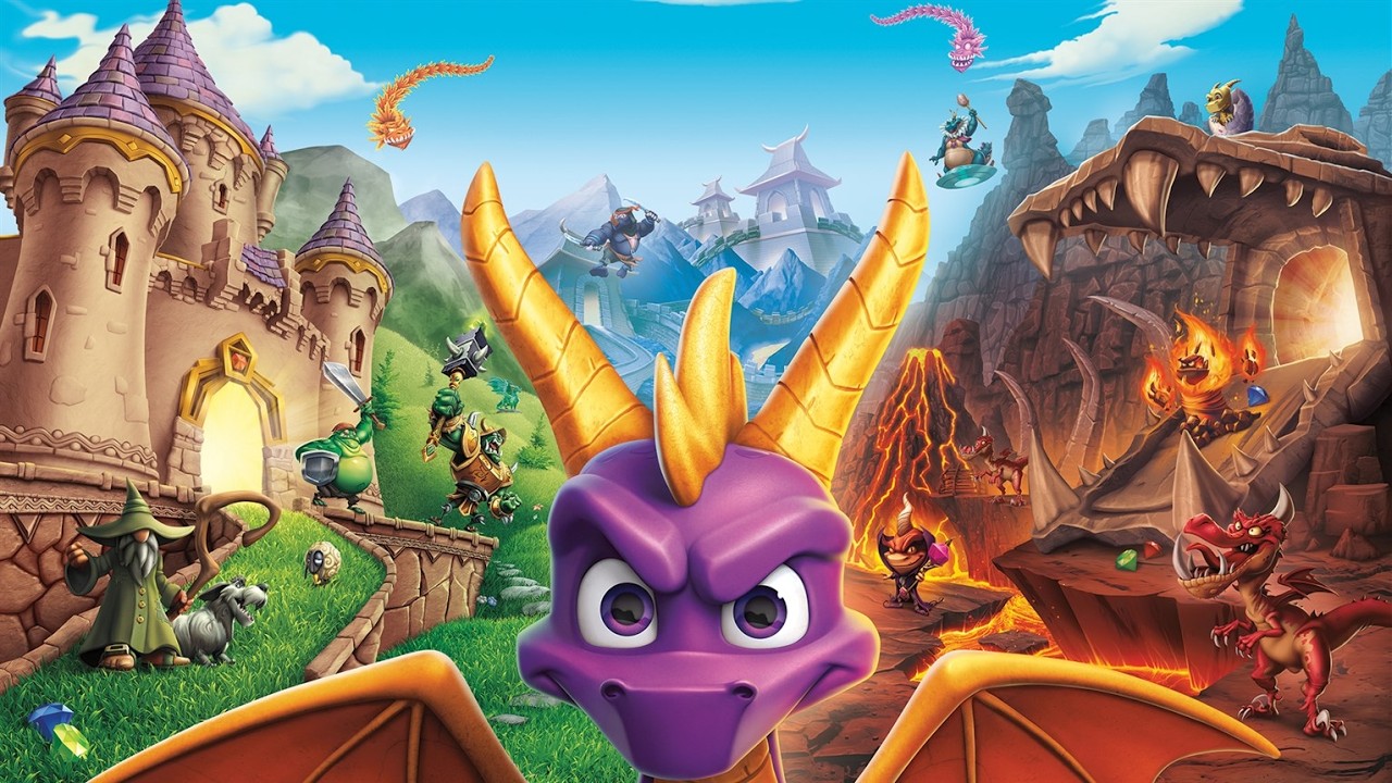 Spyro Reignited Trilogy - Town Square 100% Completion