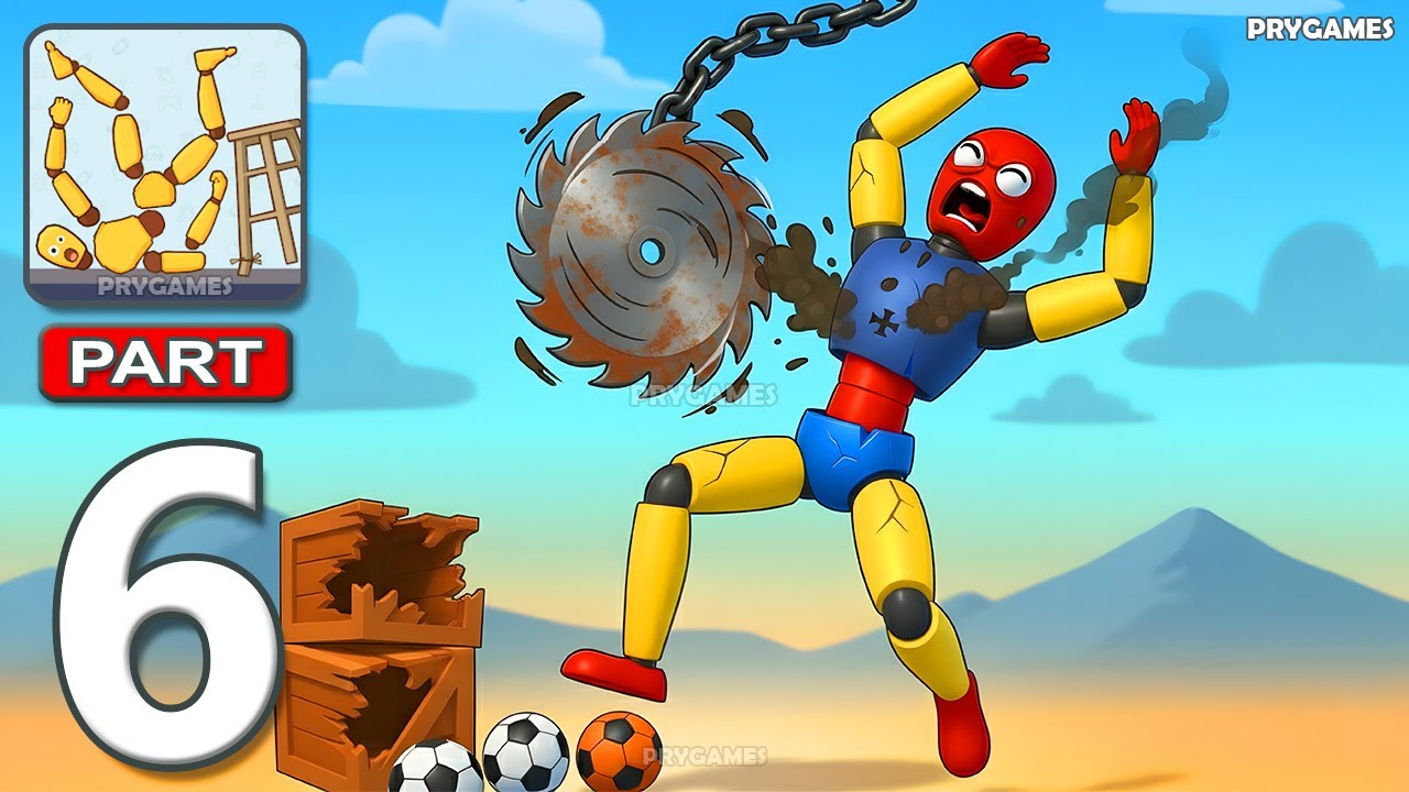 Kick & Break The Ragdoll Games - Gameplay Walkthrough Part 6 - Ragdoll Break (Android, iOS)