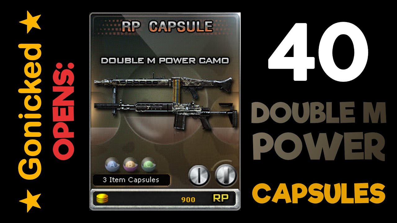 CrossFire EU - Opening RP Capsules For Double M Power Camo