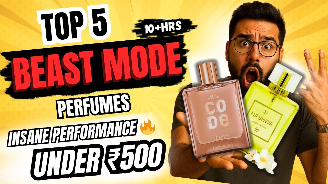 ❌ DON’T Buy Expensive Perfumes! 🤯 Top 5 Long-Lasting Beast Mode Perfumes Under ₹500 #perfume