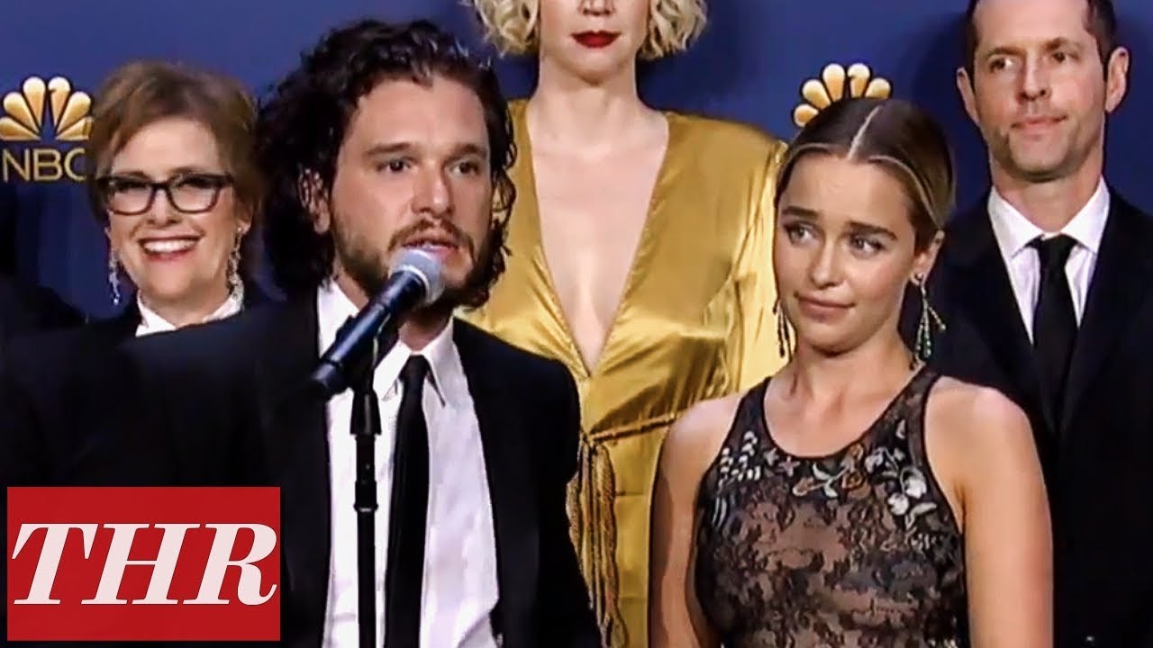 Cast & Crew of 'Game of Thrones': 2018 Emmy Awards Winners Backstage Interview | THR