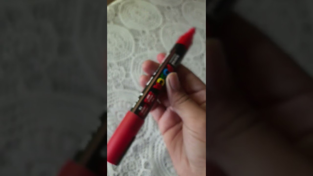 I bought red posca markers #shorts#posca marker