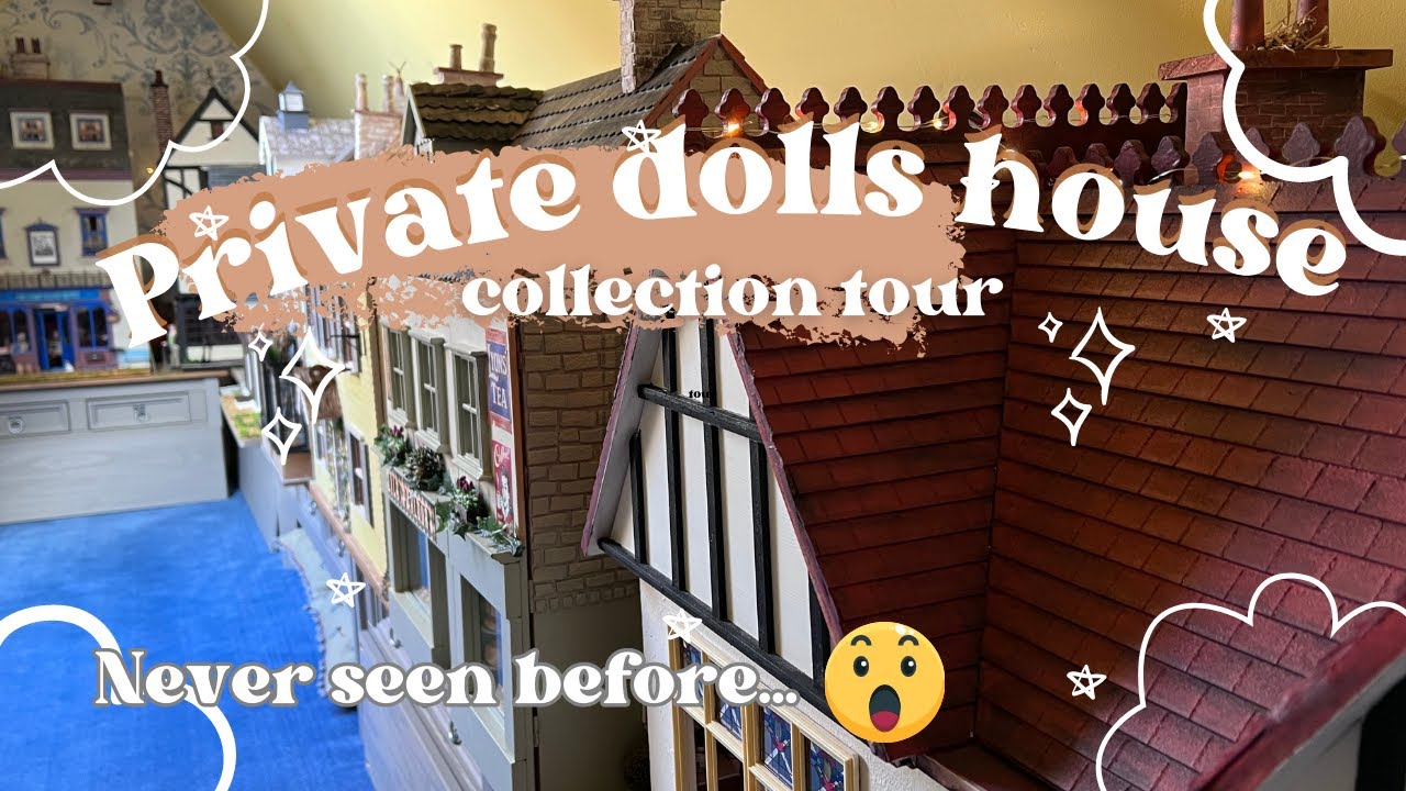 Come with me to explore a TOP SECRET private dolls house collection in the UK. Renovation miniatures