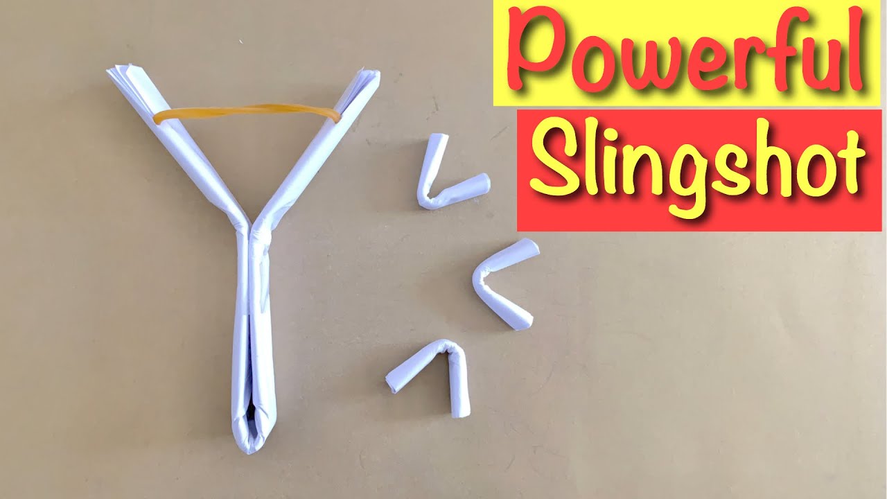 POWERFUL SLINGSHOT PAPER TOY | ORIGAMI