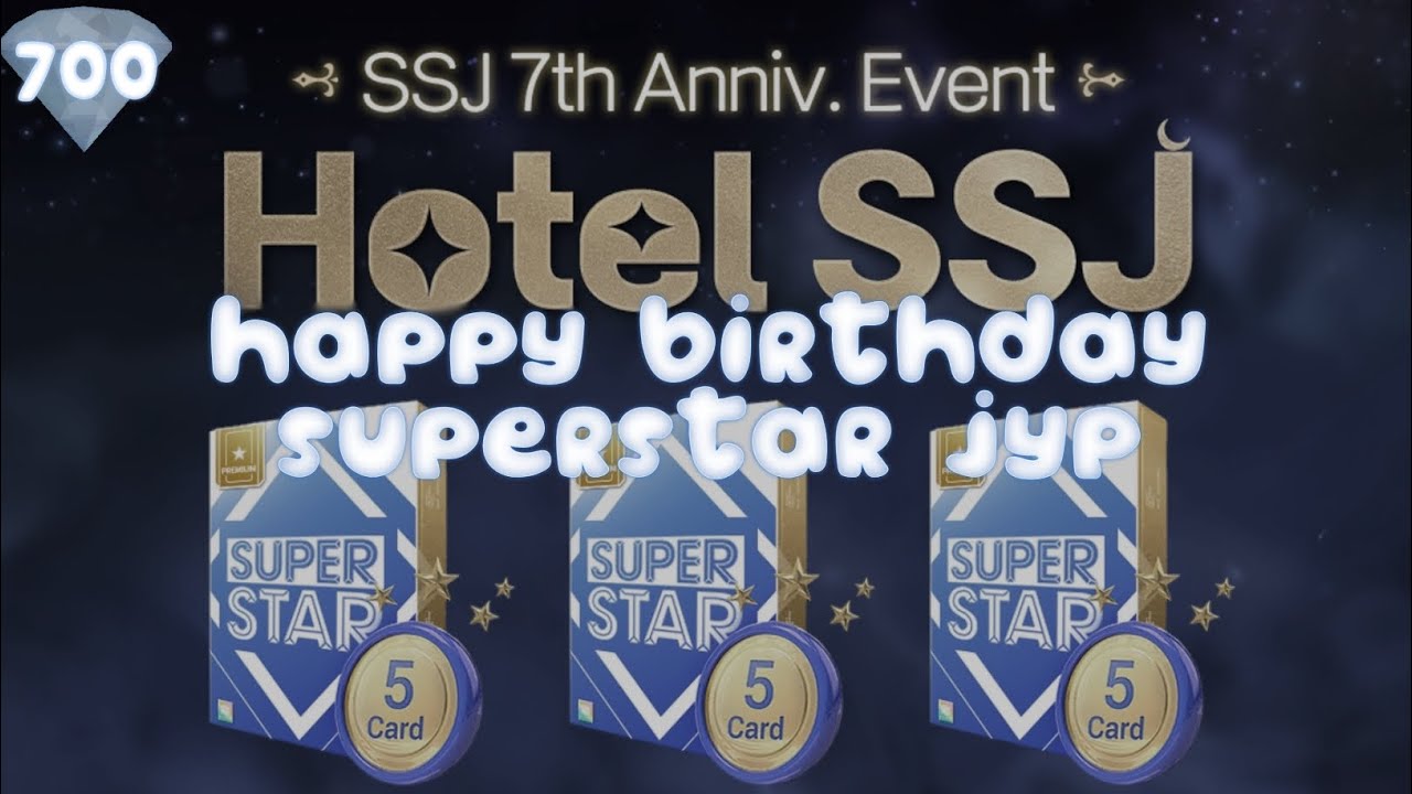 happy 7th birthday superstar jyp! 🎂 (hotel ssj + le pcp's)