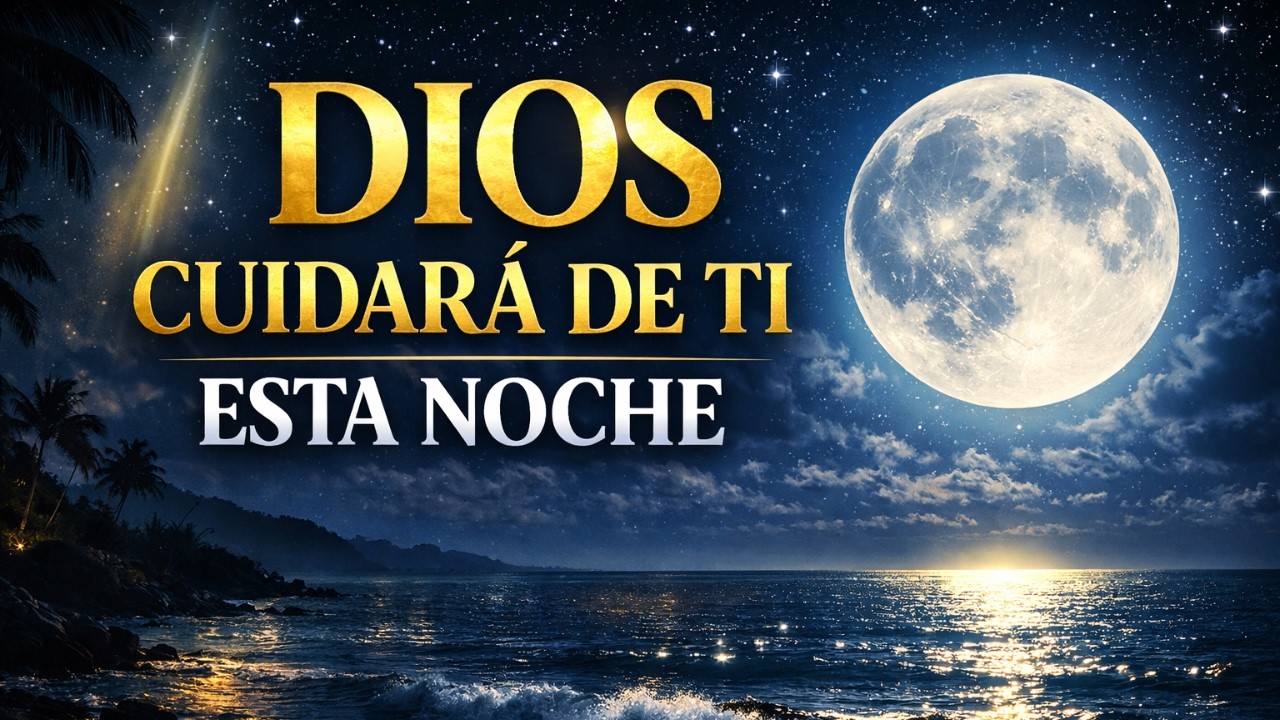 ORACIÓN DE LA NOCHE DE HOY 🌙 Antes de Dormir Pon Esta Noche en las Manos de Dios | Creciendo en Fe