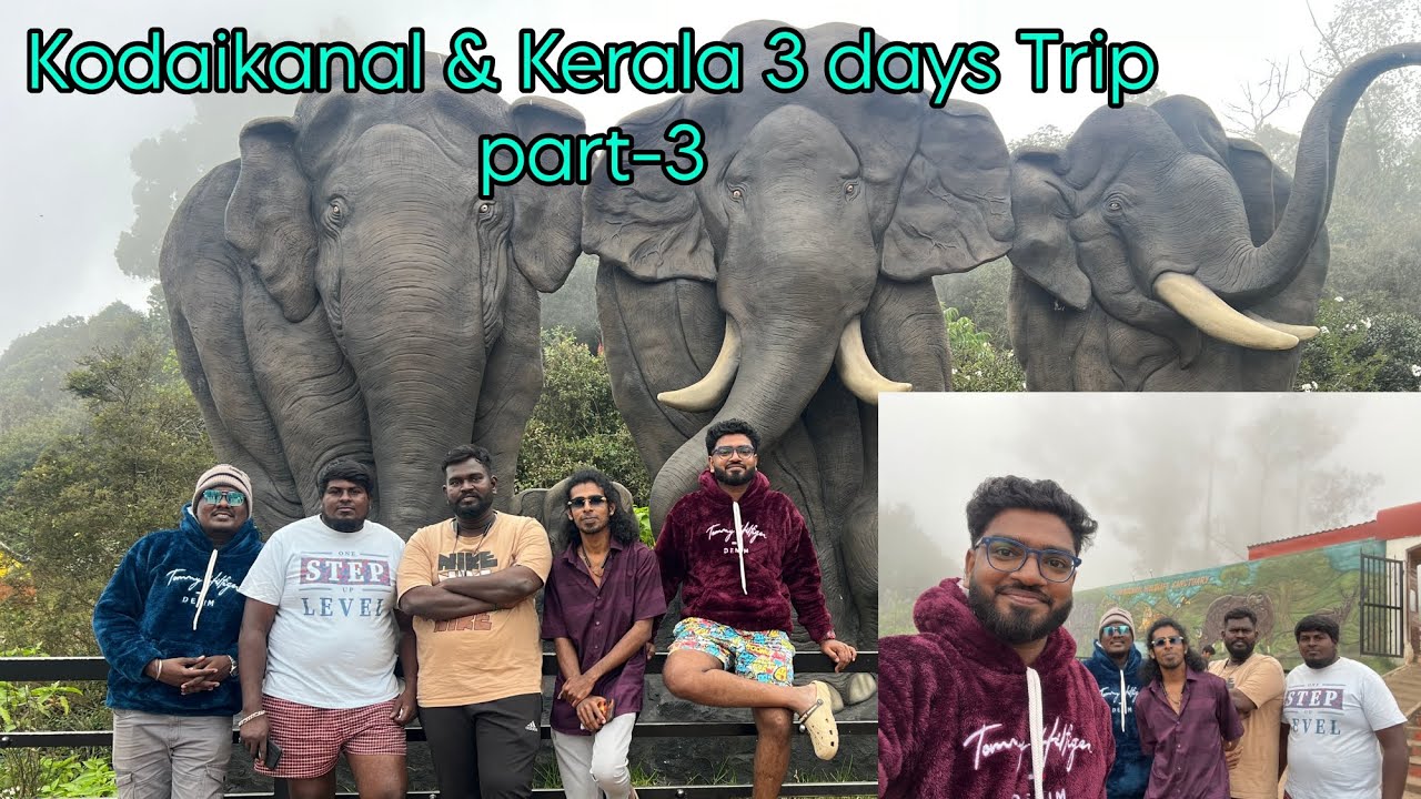 ⛰️Kodaikanal & Kerala🌴 3 days Trip part-3❤️ #vlog 