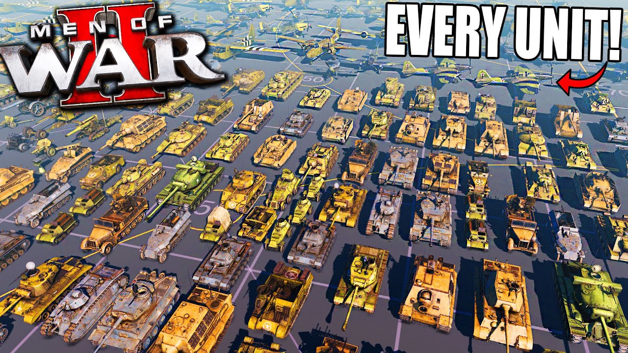 I Spawned EVERY Unit in MEN OF WAR 2! (New WW2 Battle Simulator)