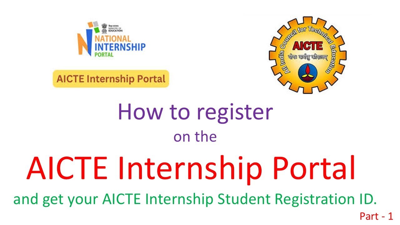🎓 How to Register in AICTE Internship Portal || Get your AICTE Internship Registration ID 🚀 Part - 1