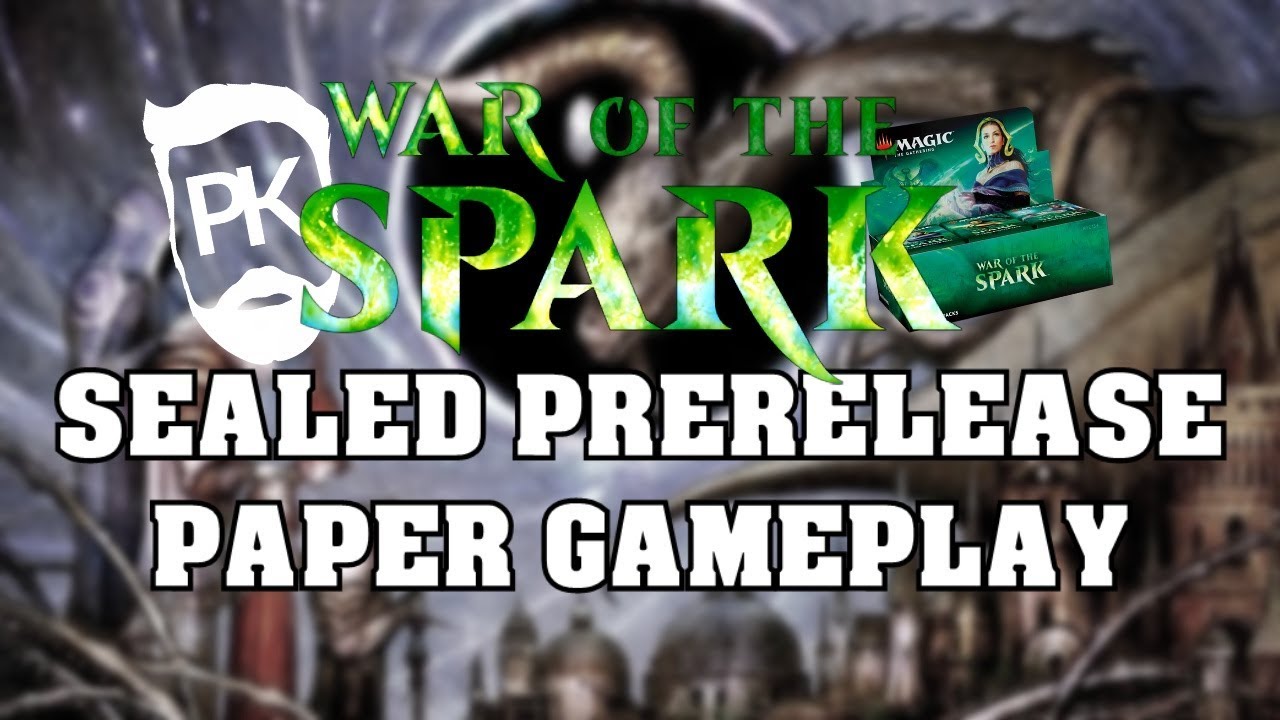 MTG War of the Spark Paper Sealed Gameplay with Prerelease Kits