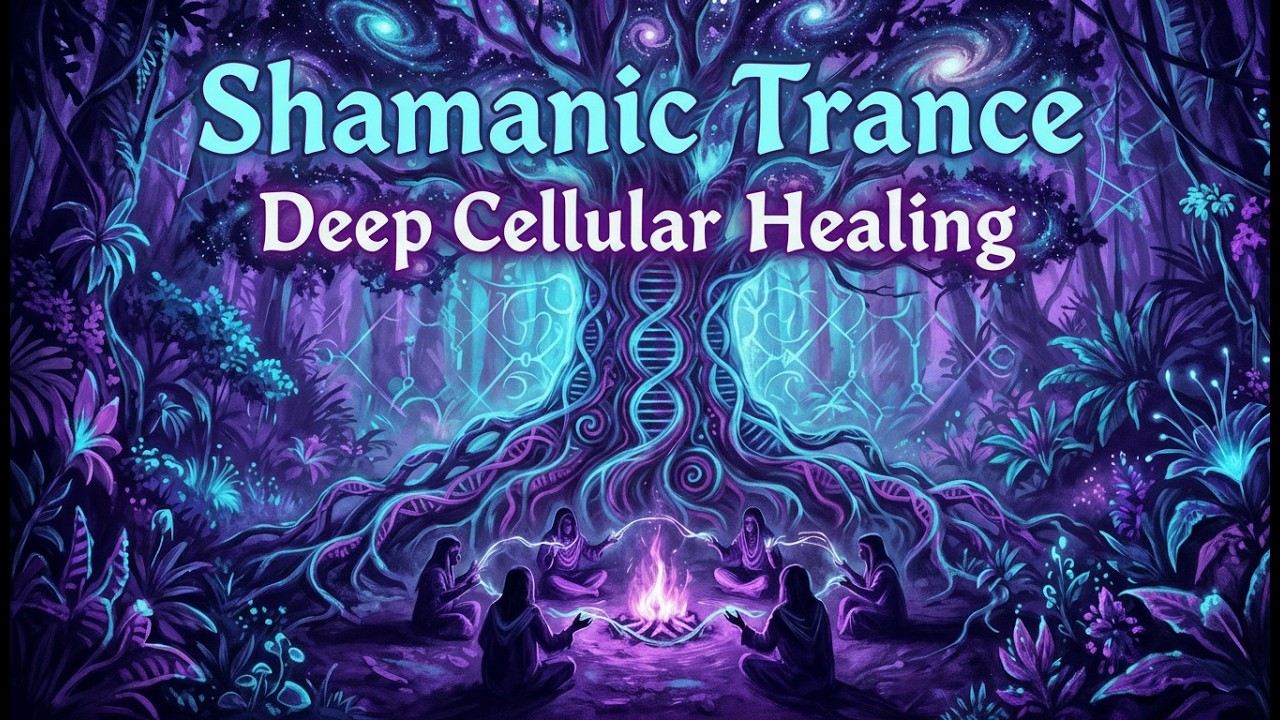 ✨ Icaros of the Inner Nebula — 10-Track Shamanic Folktronica Journey | Ayahuasca, Sound Healing