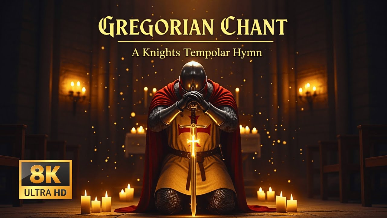 Gregorian Chant | Sanctus ✝️ Templar Hymn of the Holy Mass | Catholic Monastery and Sacred Light