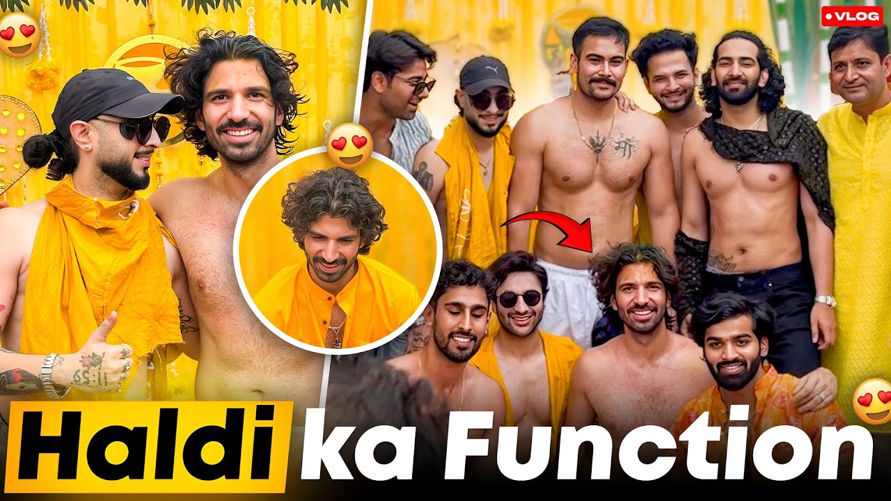 @Mohit Chhikara HALDI KA FUNCTION || jaigo gill vlogs