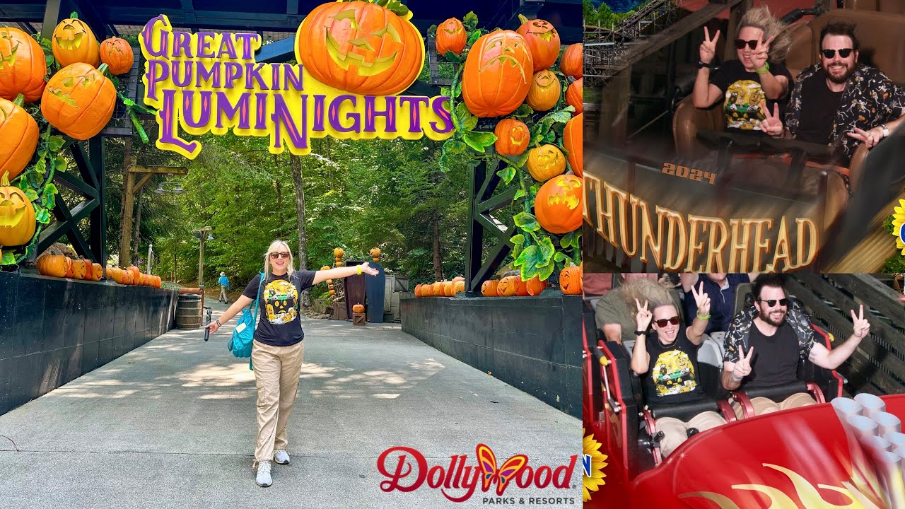 Dollywood First Day of Fall! New Food, Best Rides, Low Crowds, Great Pumpkin LumiNights & More