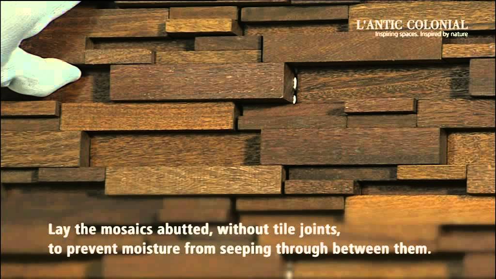 Laying Wood mosaics by L'Antic Colonial | PORCELANOSA Group