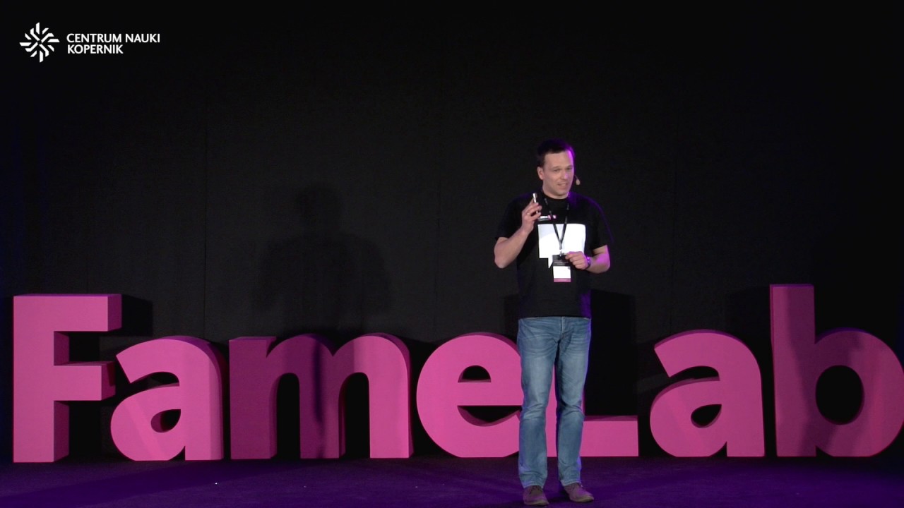 Gdy komputer się poci. Bartosz Walter. P&oacute;łfinał FameLab 2017