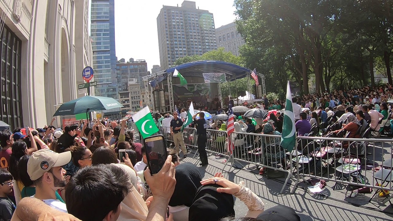 Atif Aslam Pakistan Day Parade New York City NYC 2018 - Crowd