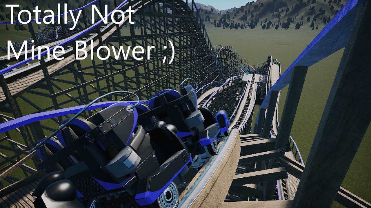 Compact Gravity Group Wooden Coaster Like Mine Blower | POV | Planet Coaster Roller Coaster