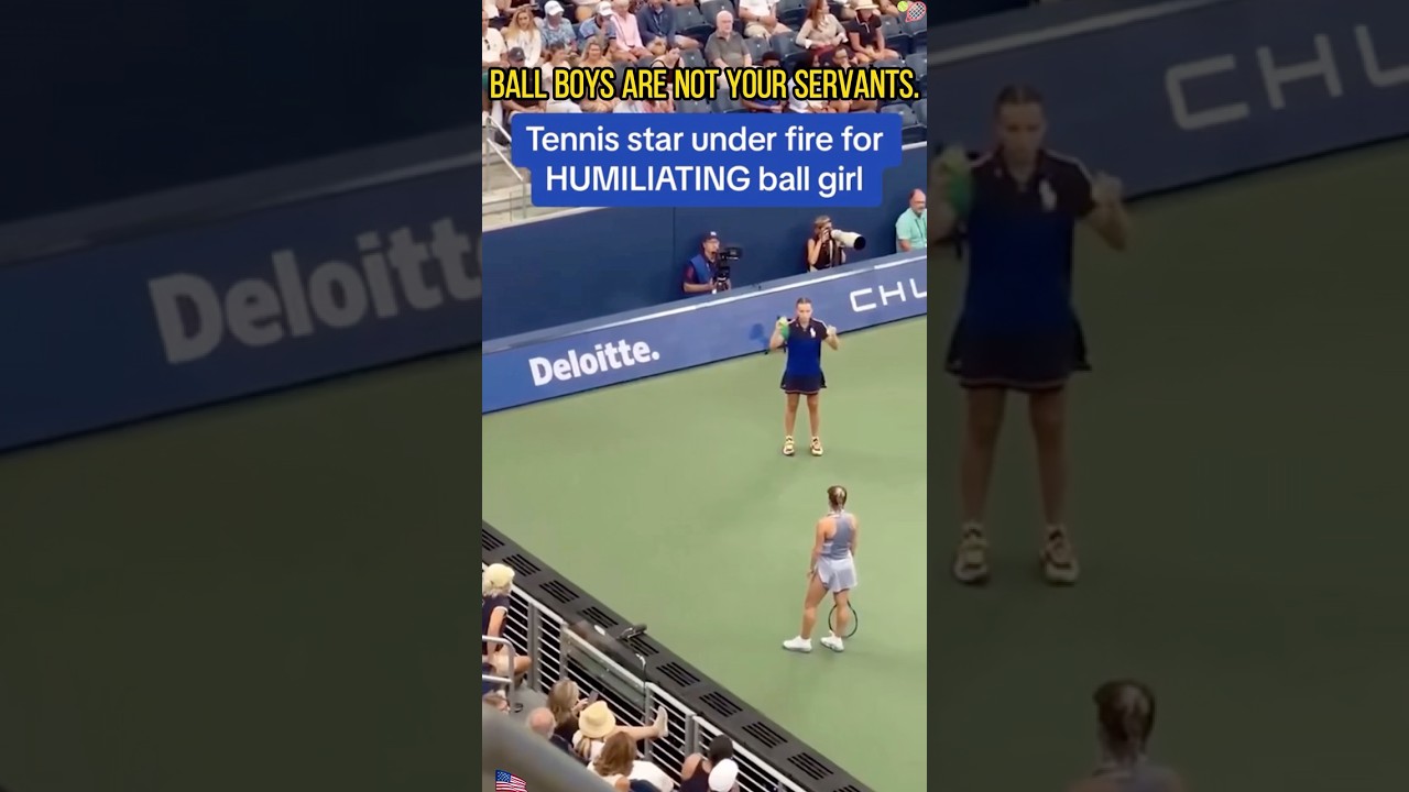 Respect for caddies❤️#sports #ballboy #tennis #wta#sportmanship