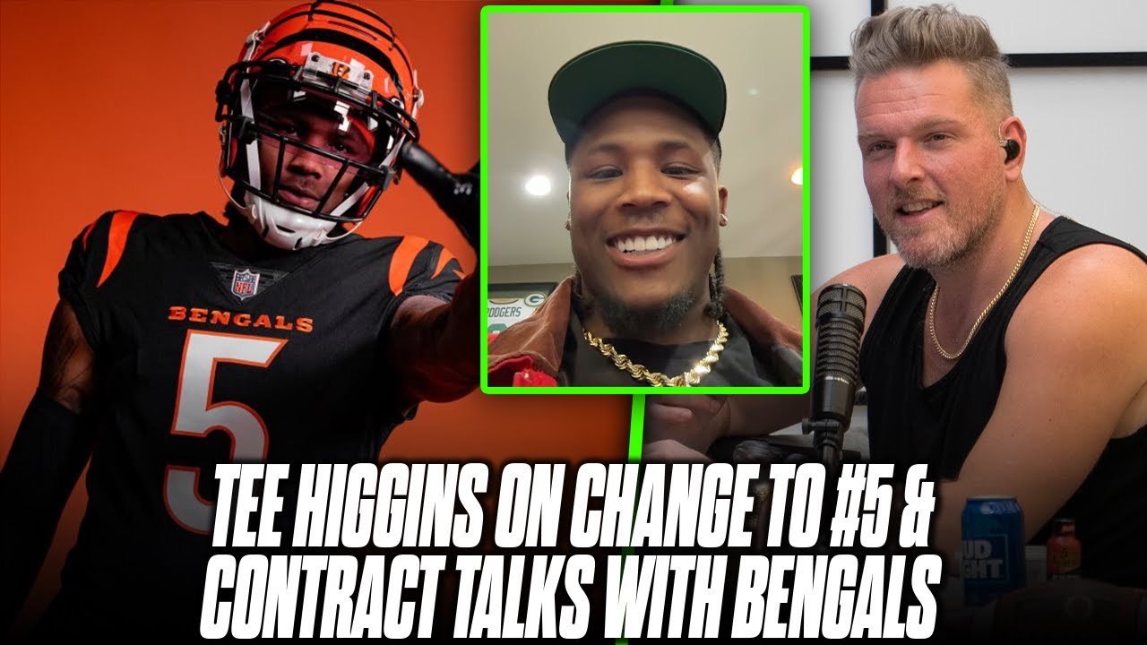 Tee Higgins Talks Changing To #5, Working On Contract To Hopefully Stay With Bengals | Pat McAfee