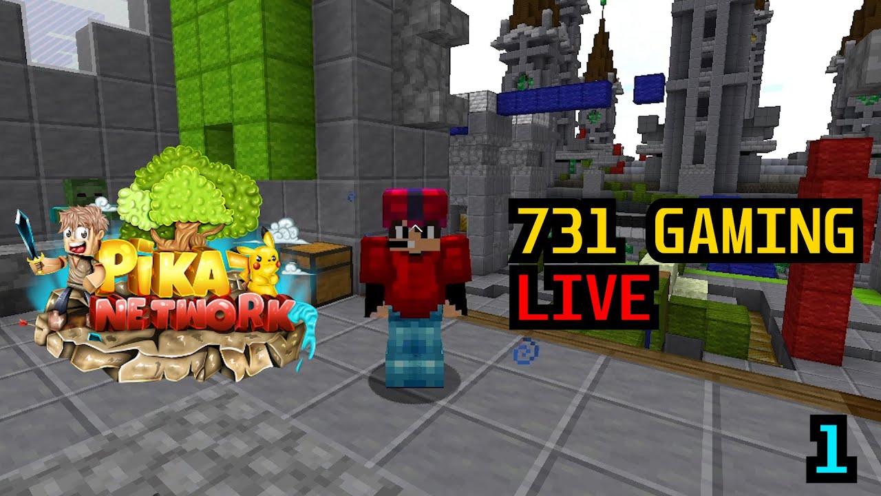 Pika network Live Bedwars In Tamil | 731 GAMING