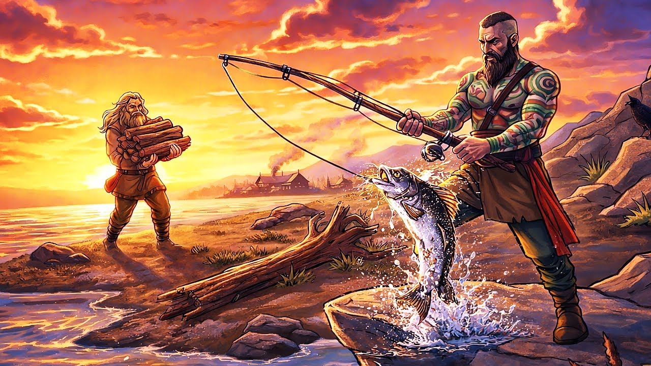 A New Viking Arrived &mdash; Catching My FIRST Fish!