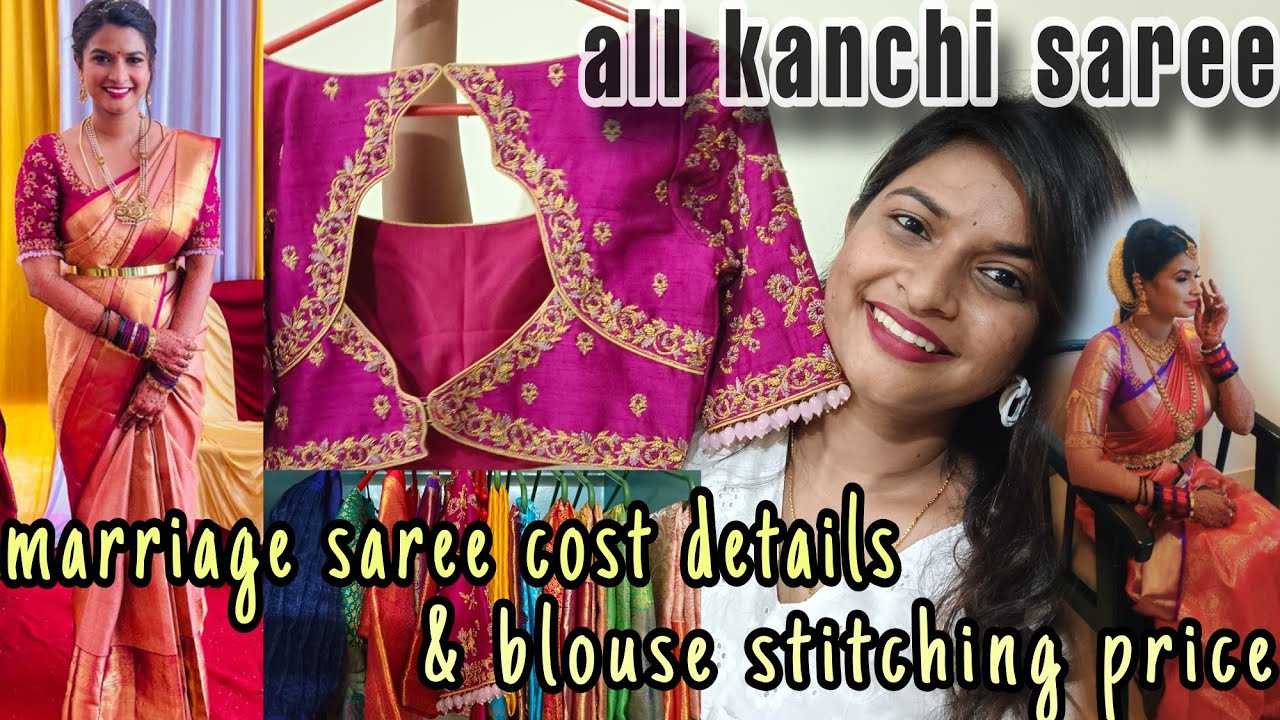 my marriage saree and blouse details + story time| kanchi saree prices reveal| A.S BABU SAH| ಕನ್ನಡ