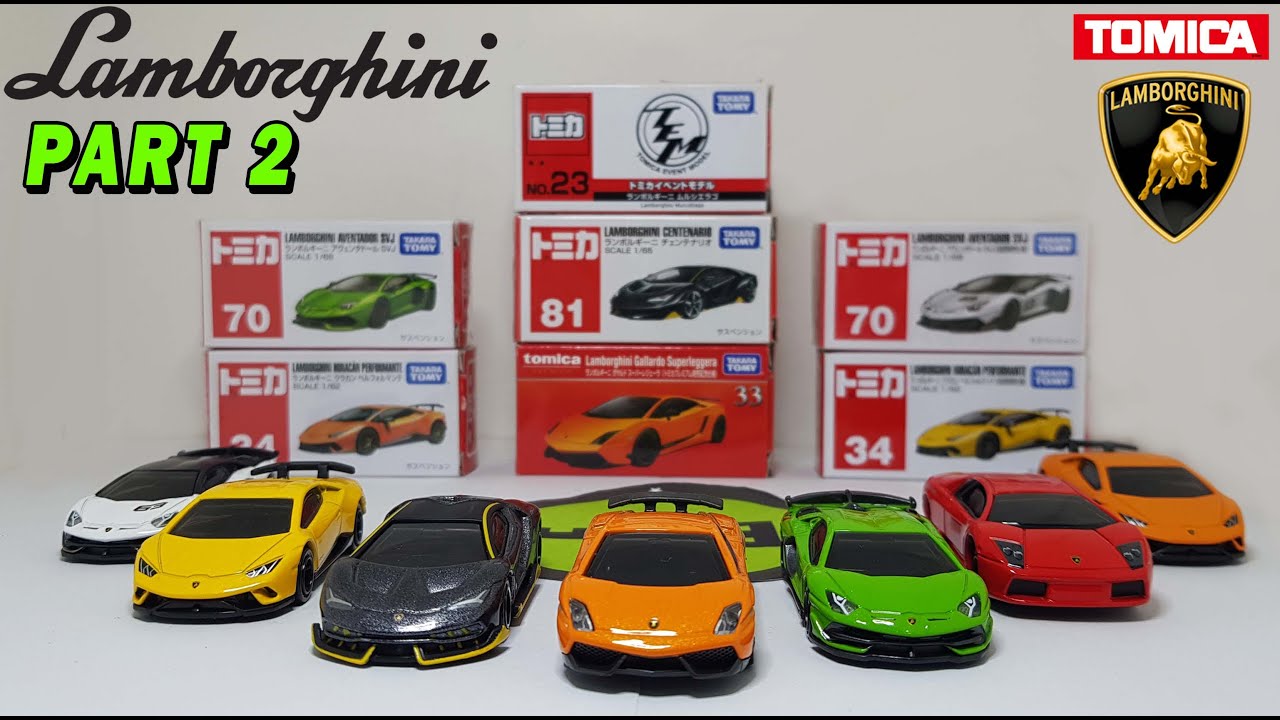 14 DIFFERENT TOMICA LAMBORGHINI  | PART 2 | DAYCAST