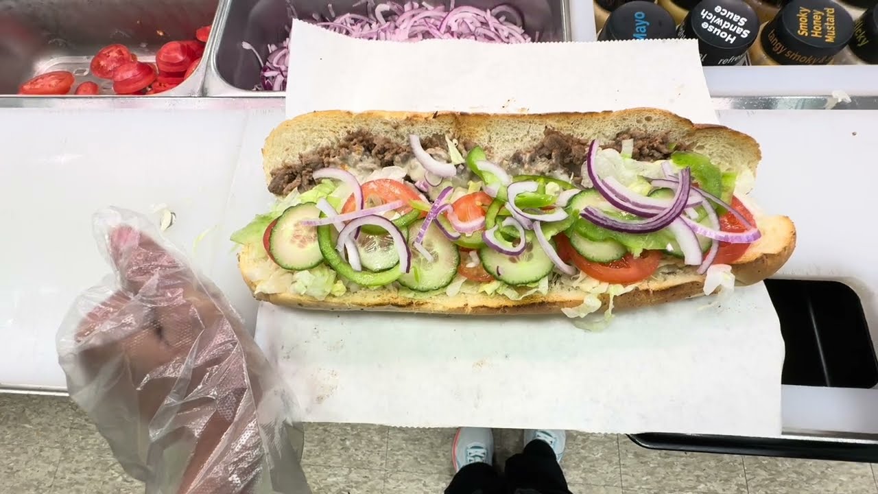 POV: subway sandwiches