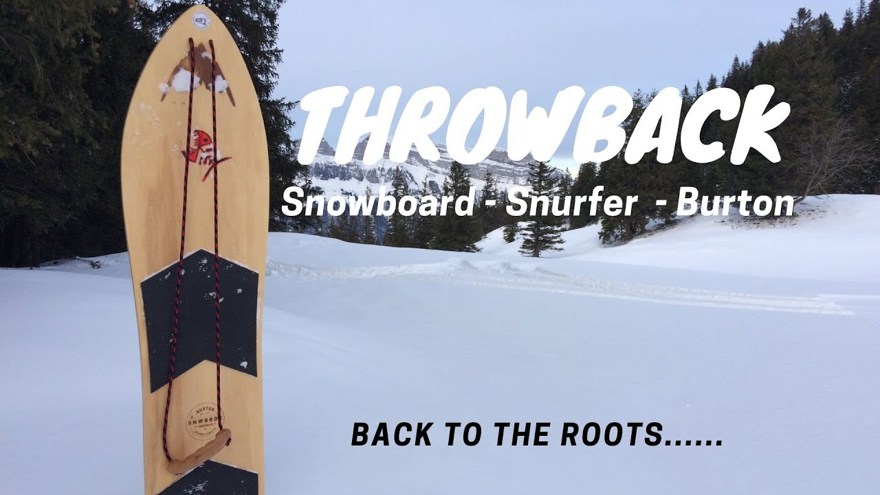 The Throwback Snowboard  ( Snurfer ) -  BURTON
