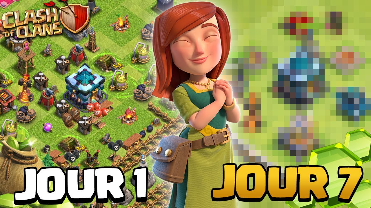 J'ai 7 Jours pour Rattraper ce compte HDV 13 Préma !