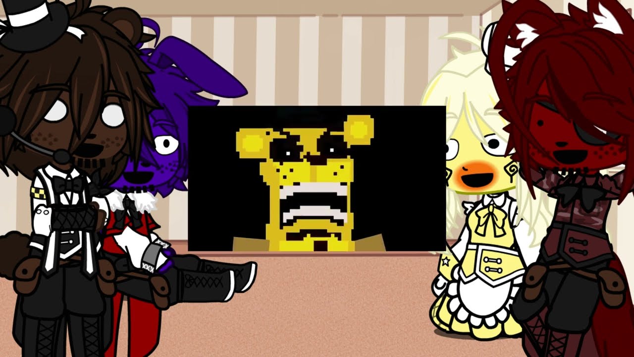 FNAF react to\\The entire FNAF lore in a nutshell\\