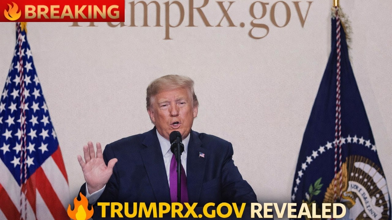 HISTORIC BIG NEWS: Trump Unveils TrumpRx.gov in Push to Lower Prescription Drug Prices