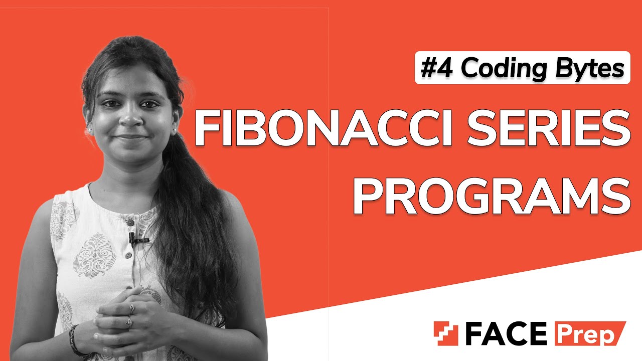 Fibonacci series program in C | Program to find Fibonacci series in C | #4 Coding Bytes