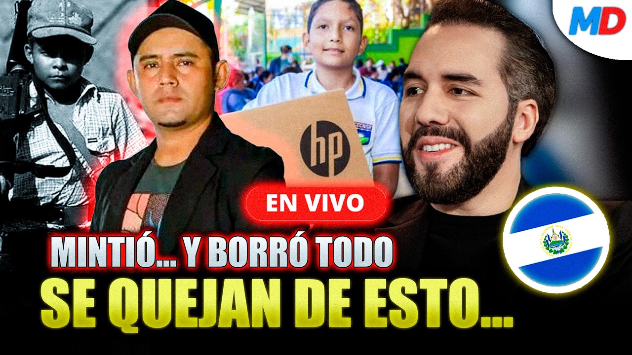 Bukele ordenó la educación y los gorgojos EXPLOTAN de bronca