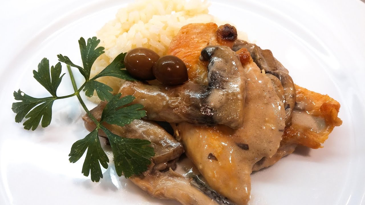 Receita de bifes de peito de frango com cogumelos by necasdevaladares