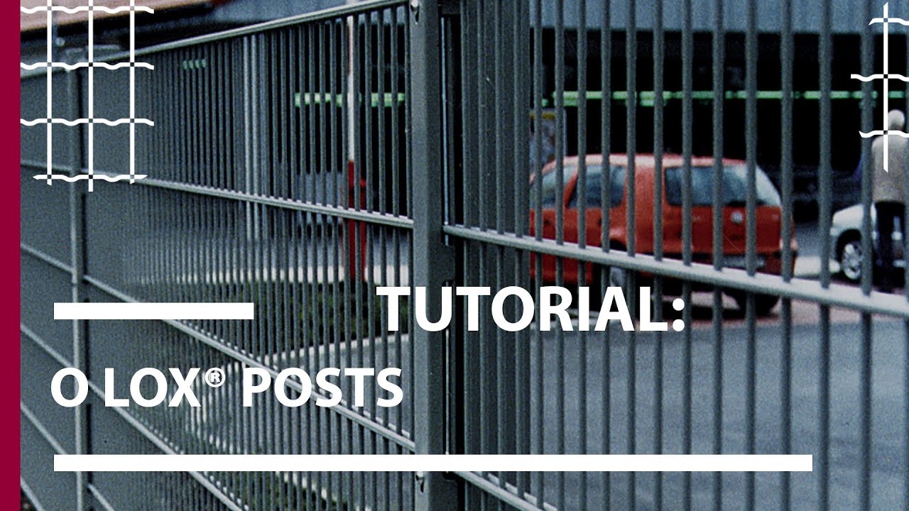 How to install Nylofor 2D/2DS with O-lox posts | Betafence