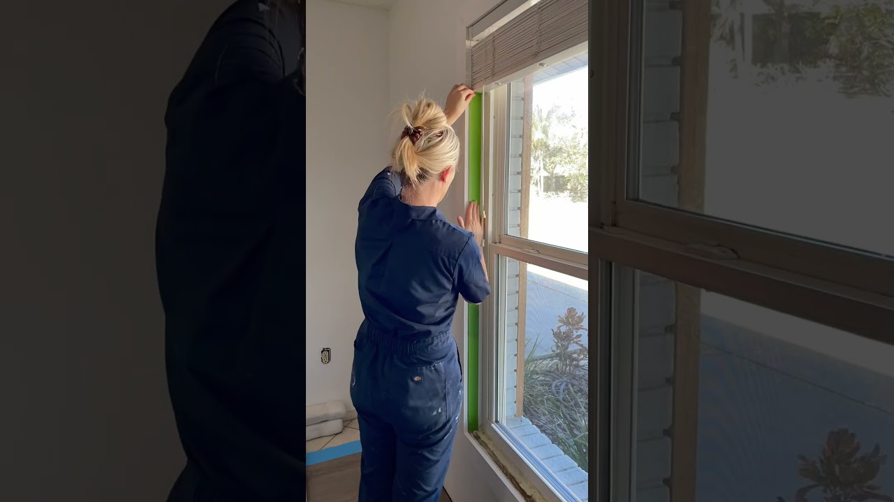 Как покрасить комнату для начинающих! Полное видео уже на моём канале! #сделайсам #покраска