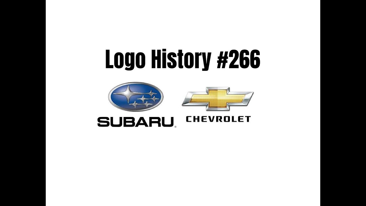 Logo History #266: Subaru/Chevrolet