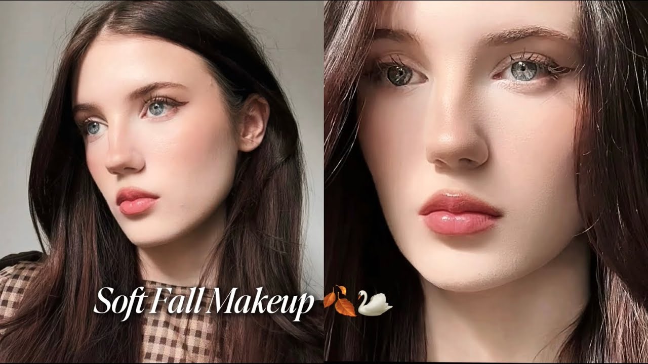 Урок по макияжу для нежной осени 🍂🦢 | Бледный, приглушённый и тёплый