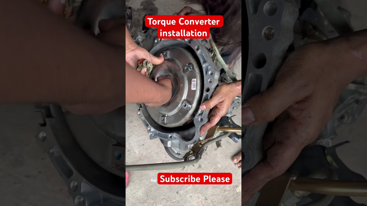 Torque Converter Installation