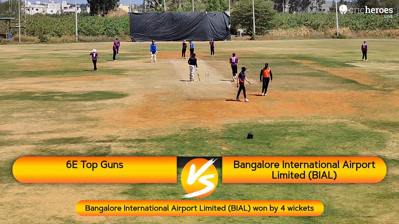 6E Top Guns vs Bangalore International Airport Limited (BIAL) live cricket match | IKIGAI Corporate