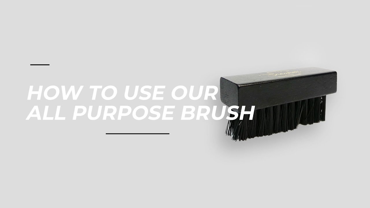 How to use our all purpose brush | The Sneaker Laundry