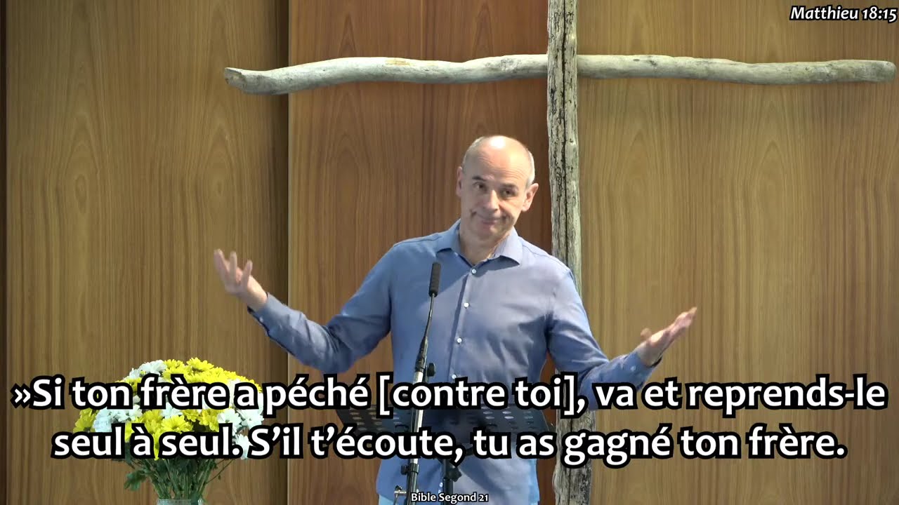 Matthieu #34   chapître 18:15-35 - 19 octobre - Le pardon Aucune excuse pour ne pas pardonner