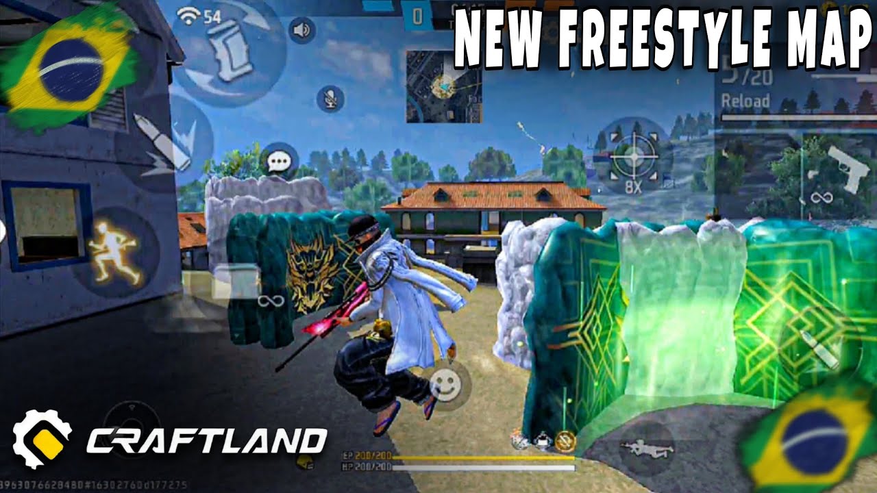 OB51 NEW BUNDLES AND GUNSKINS MAP CODE😱| Freestyle bundles map After update Ob51🔥| Craftland Map
