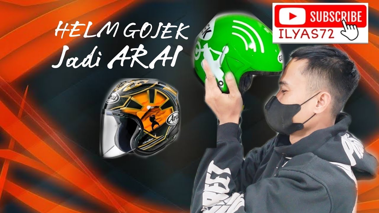 HELM GOJEK JADI ARAI